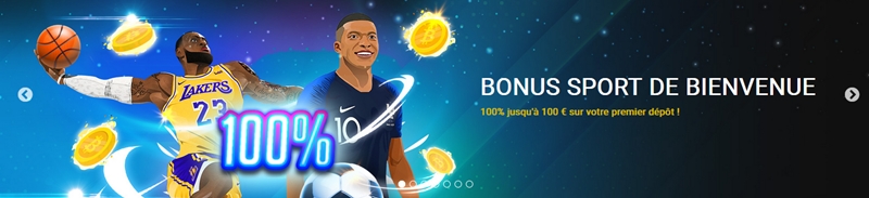 Le bonus pour les nouveaux joueurs